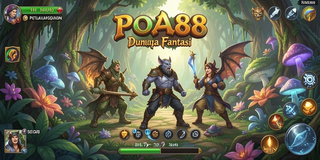 Tampilan antarmuka POA88 yang menawan dan penuh warna.