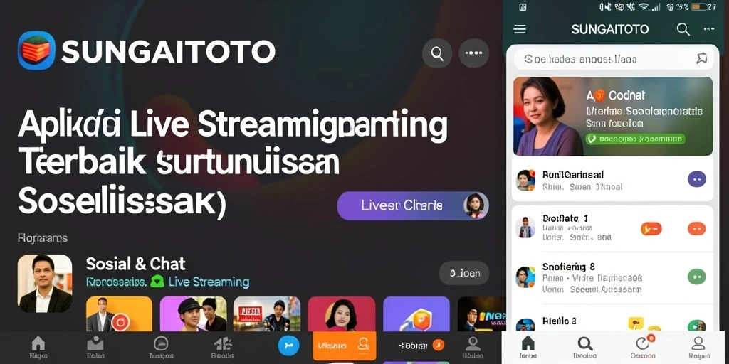 Tampilan antarmuka SUNGAITOTO yang menarik dan interaktif.