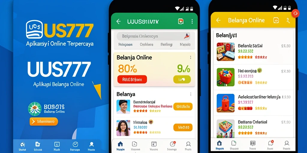 Tampilan antarmuka UUS777 yang memudahkan belanja online.