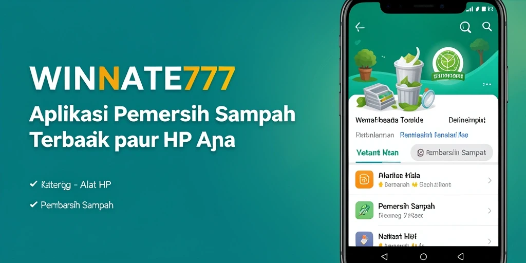 Antarmuka WINRATE777 yang sederhana dan efektif untuk Pembersih Sampah.