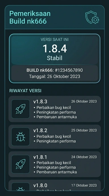Riwayat Versi Aplikasi nk666 untuk Pengguna Android